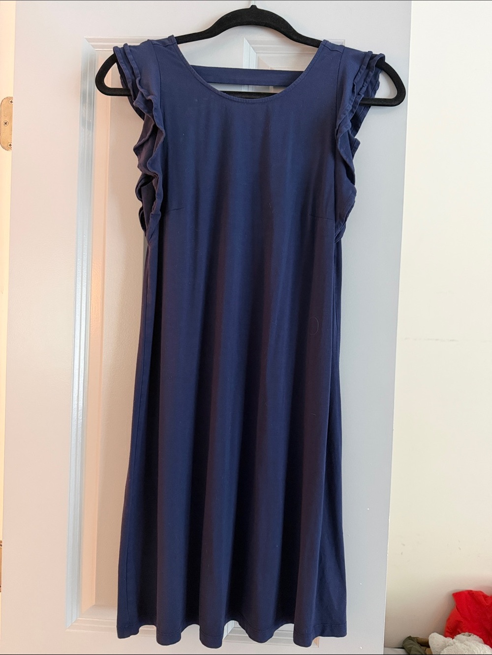 Lilly Pulitzer Navy Dress with Pink Label Accent